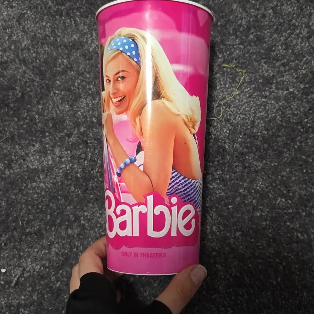Pink Barbie Theater Cup